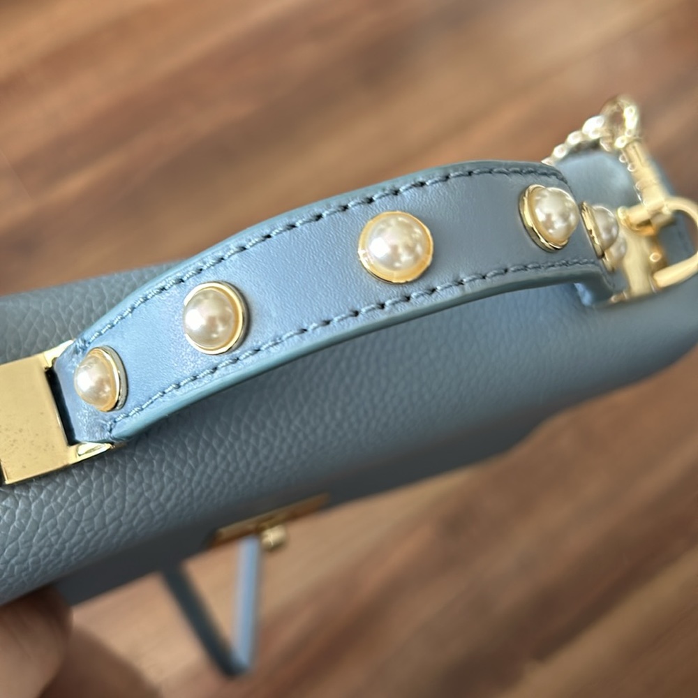 New Kate Spade hand bag - light blue never used - Picture 7 of 8